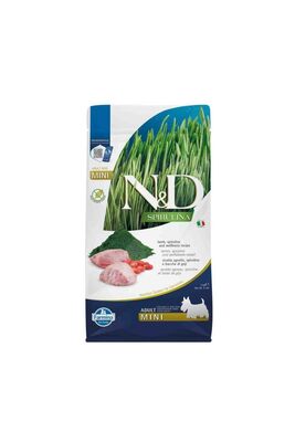 N & D - ND Spirulina Takviyeli Tahılsız Kuzulu Küçük Irk Yetişkin Köpek Maması 2kg