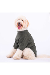 Pawstar Haki Triko Büyük Irk Köpek Kıyafeti Büyük Irk Köpek Sweat (15-45kg) 5XL - Thumbnail