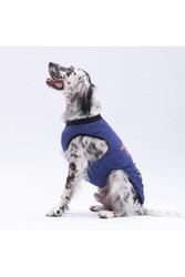 Pawstar Lacivert Travel Büyük Köpek Tişörtü - Köpek Kıyafeti (15 KG-45 KG) 3XL - Thumbnail