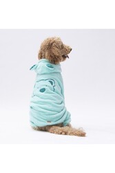 Pawstar Mint Koala Orta ve Büyük Irk Peluş Tulum Köpek Tulumu Köpek Kıyafeti Kedi Kıyafeti 3XL - Thumbnail