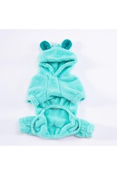 Pawstar Mint Koala Orta ve Büyük Irk Peluş Tulum Köpek Tulumu Köpek Kıyafeti Kedi Kıyafeti 3XL - Thumbnail