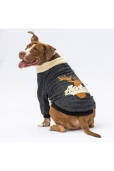 Pawstar Siyah Alaska Büyük Irk Köpek Sweat Köpek Kıyafeti 3XL - Thumbnail