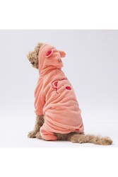 Pawstar Somon Koala Orta ve Büyük Irk Peluş Tulum Köpek Tulumu Köpek Kıyafeti Kedi Kıyafeti 3XL - Thumbnail