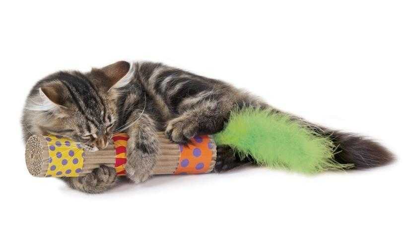 Petstages Kick &amp; Scratch Karton Tırmalama Kedi Oyuncağı 24 Cm Kedi