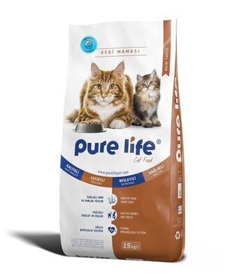 PureLife - Pure Life Adult Fish Balıklı Yetişkin Kedi Maması 15 kg