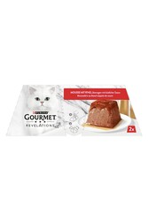 Purina Gourmet Revelations Sığır Etli Kedi Yaş Maması 2x57gr - Kedi Pastası - Thumbnail