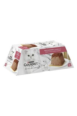 Gourmet - Purina Gourmet Revelations Somon Balıklı Kedi Yaş Maması 2x57gr, Kedi Pastası