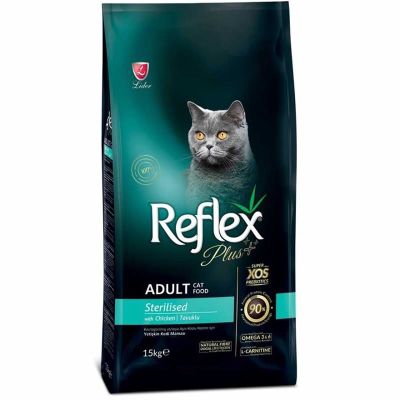 Reflex Plus - Reflex Plus Tavuklu Kısırlaştırılmış Kedi Maması 15 Kg