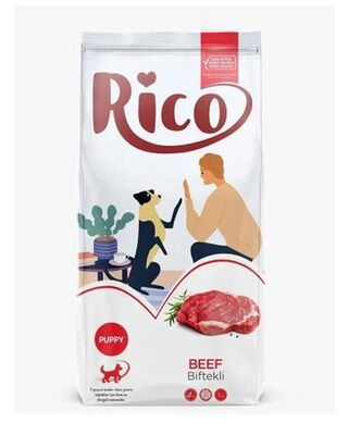 RİCO - Rico Biftekli Yavru Köpek Maması 3Kg