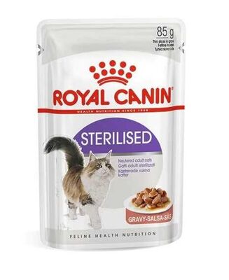 Royal Canin - Royal Canin Sterilised Gravy Kısırlaştırılmış Kedi Konservesi 85 Gr
