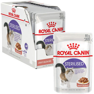 Royal Canin - Royal Canin Sterilised Gravy Kısırlaştırılmış Kedi Konservesi 85 Gr - 12 ADET