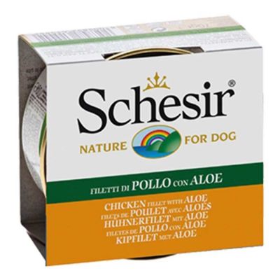 Schesir - Schesir Jelly Tavuklu Aloe Köpek Konservesi 150 Gr