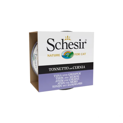 Schesir - Schesir Jelly Ton Balıklı Ve Orfoz Balığı Kedi Konservesi 85 gr