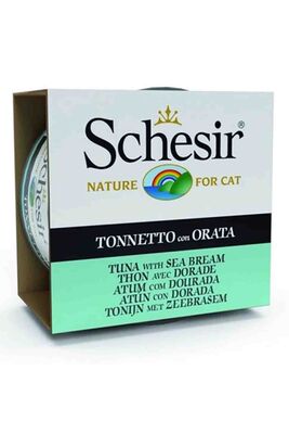 Schesir - Schesir Ton Balığı Ve Çipuralı Jöleli Kedi Konservesi 85 gr