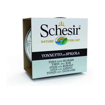 Schesir - Schesir Ton Balığı Ve Levrekli Jöleli Kedi Konservesi 85 gr