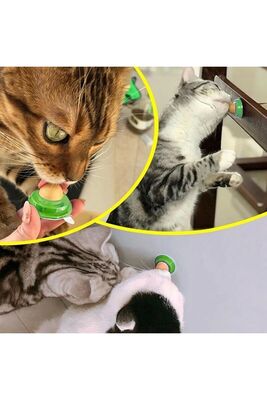 Glipet - Vitaminli / Kedi Şekeri Catnip Şekeri Ödül Oyuncağı Yalama Topu Catnip