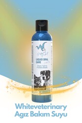 WhiteVeterinay Kedi Ve Köpekler İçin Ağız Bakım Suyu 200ml - Thumbnail