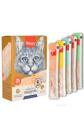 Wnapy Karışık Sıvı Kedi Ödül Maması 14gr X24 - Thumbnail